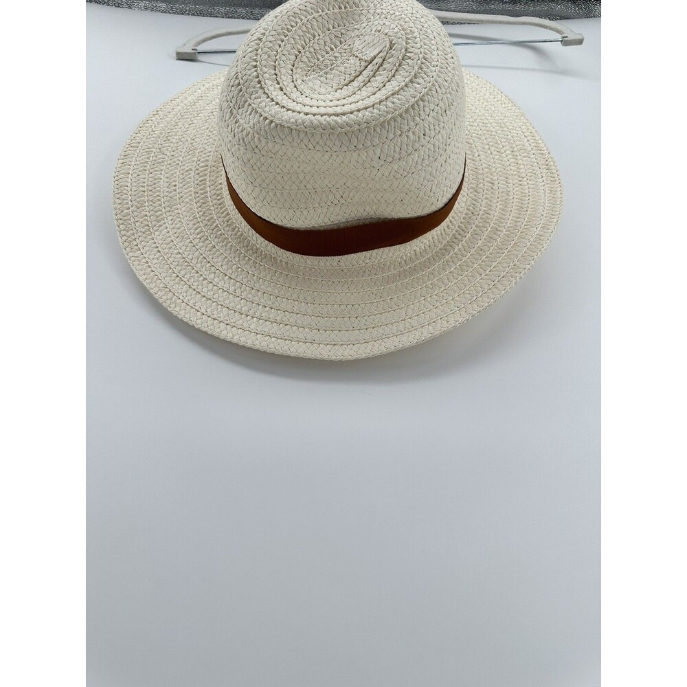 Madewell Women's Straw Hat Packable Braided Ivory Size M/L